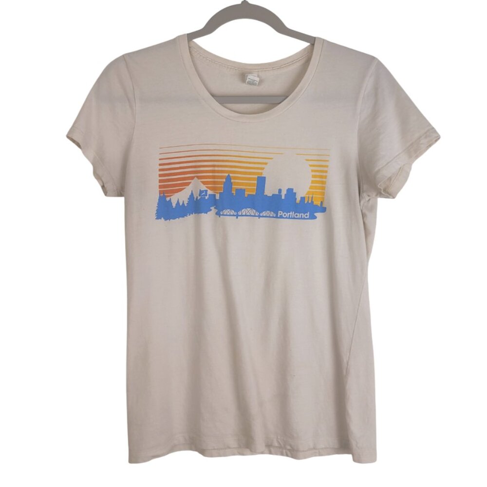 Portland OR Short Sleeve Graphic Tee 100% Cotton women's medium